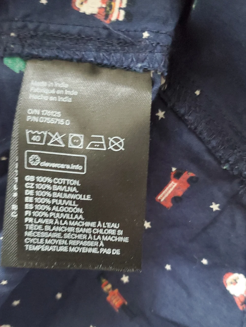 H&M Boys Christmas Santa Trees Toy Soldiers Navy Button-up Dress Shirt  Sz7-8y